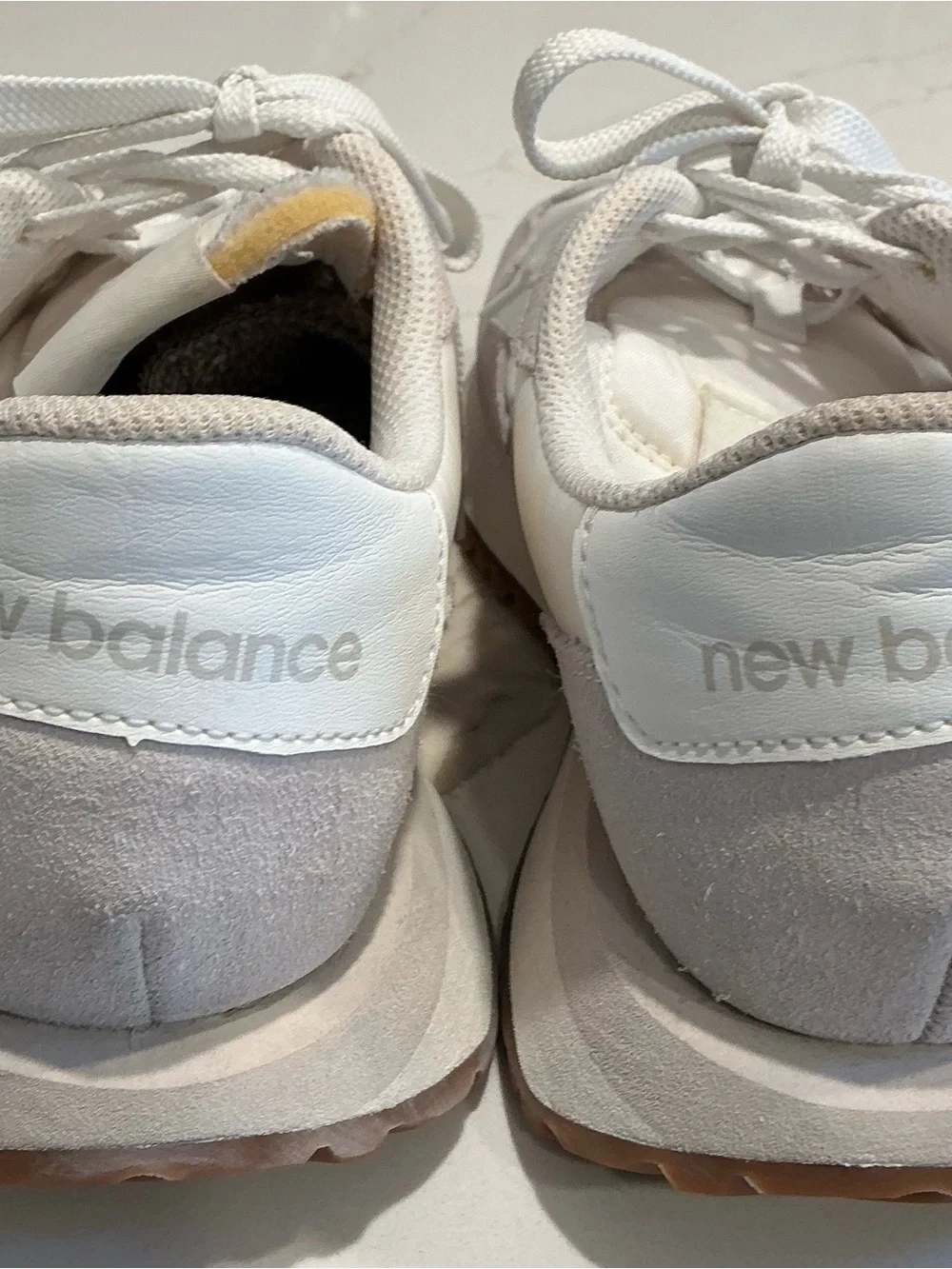New Balance 237 Women's White and Light Gray Athletic Sneakers